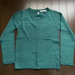 shuca ターコイズ 長袖ニット