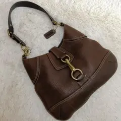 old coach ホーボーワンショルダーレザーバッグ 三日月 ブラウン y2k
