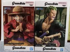 ワンピース Grandista ルフィ ゾロ フィギュアセット