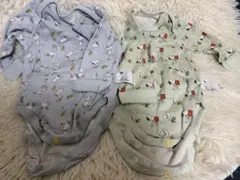UNIQLO スヌーピー 長袖ロンパース肌着 70 2点セット