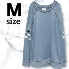 美品【AMERICAN EAGLE 】ウォッシュ加工 ラグラン スウェット M