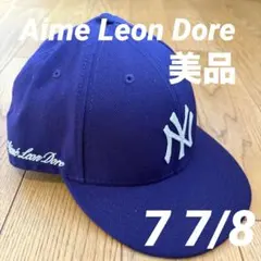【美品】Aime Leon dore NY Yankees 7 7/8 ネイビー