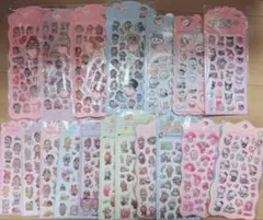 おしり×ぷくぷく キャラクターシール 18枚セット