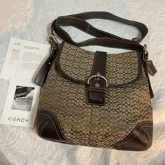 Y2K OLD COACH ソーホー シグネチャー ショルダー フラップ 00s
