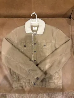 GAP ボア襟付きコーデュロイジャケット XS