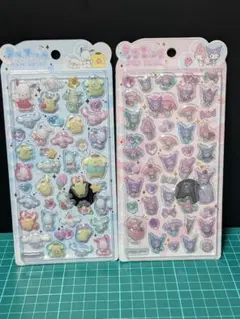 新品正規品サンリオ うるちゅるポップシール 2点 マイメロ クロミ ポチャッコ