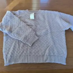 サマンサモスモス　ラベンダー ニット Ｆ 未使用