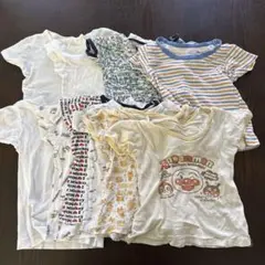 90 肌着 半袖 シャツ 10枚セット 使用感あり まとめ売り アンパンマン