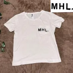 ⭐️M.H.L.⭐️エムエイチエム ロゴTシャツ アイボリー1のサムネイル