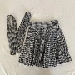 ポンポネットジュニアS 140 ジャンパースカート　ギンガムチェック