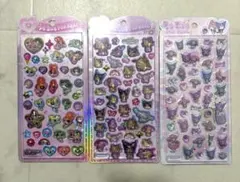 うるちゅるポップシール　パワーパフガールズ　日焼けキティサンリオ　マイメロクロミ