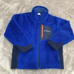 モンベル クリマエア　フリースジャケット ブルー　110