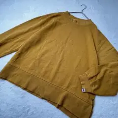 シェーラルー　長袖トレーナー　クルーネック　M　ベージュ　ドロップショルダー