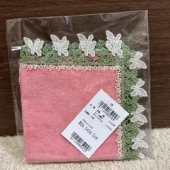 新品レア⭐️旧婦人画報桜⭐️ペールピンク⭐️近沢レースタオルハンカチ 新品レア⭐️旧婦人画報桜⭐️ペールピンク⭐️近沢レースタオル