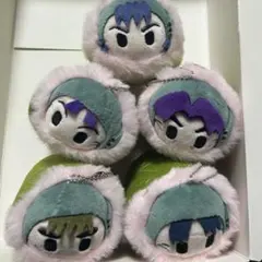 忍たま乱太郎 桜餅マスコット Vol.2 6年生 5点