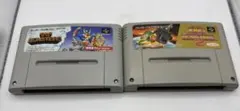 【２本セット】スーパーファミコン キングオブザモンスターズ 1＆2 ソフトのみ