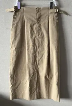 SLOBE ベージュ ミディ丈スカートのサムネイル