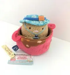 【すみっコぐらしSHOP限定】とんかつ＆カレーのおふろ てのりぬいぐるみ