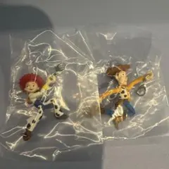 トイ・ストーリー3　ゆらゆらつながるマスコット　ウッディ ジェシー