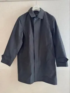 nano universe ステンカラーコート ブラック 黒 トレンチコート