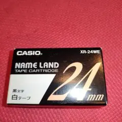 CASIO NAME LAND テープカートリッジ XR-24WE 24mm