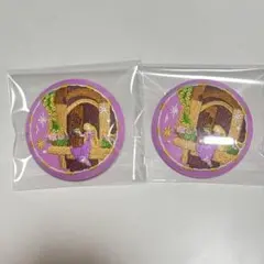 ディズニー 刺繍缶バッジ ビスケット ラプンツェル
