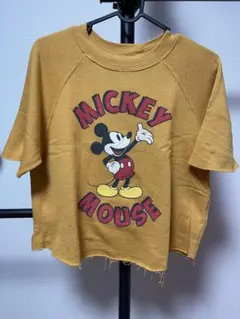 ディズニー　ミッキーマウス　スウェットTシャツ
