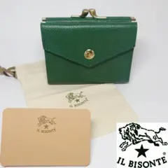 【新品未使用】イルビゾンテ ILBISONTE がま口三つ折り財布 93