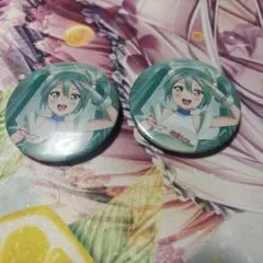 Aqours EXTRA LIVE ガチャ 初音ミク 缶バッジ