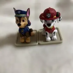 パウパトロール　チェイス　マーシャル　スタンドフィギュア　2体セット