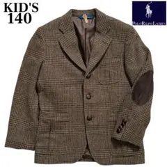 美品【ラルフローレン】ツイード　3ボタン　カントリージャケット