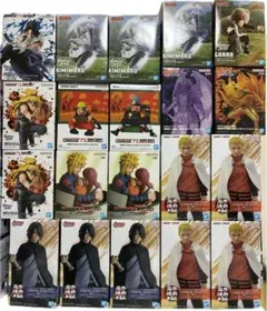 NARUTOフィギュア24点➕チョコのっこ3点➕おまけ付き - メルカリ