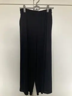 LEPSIM 黒 ワイドパンツ 軽量素材