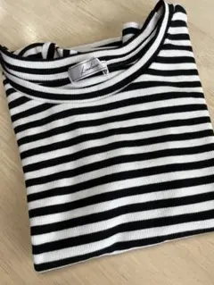 ストライプ 半袖Tシャツ Mサイズ