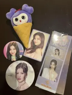 SANA グッズセット ぬいぐるみ・フォトカード・バッジ