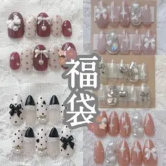 【福袋】ネイルチップ まとめ売り ウィッシュコア 平成女児 y2k バレエコア