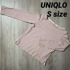 UNIQLO ユニクロ　トップス　長袖　S ボーダー　レディース　ボートネックT