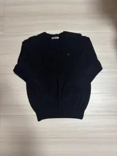 RAD-ONE ネイビー Vネックセーター L