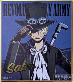 ONE PIECE ワンピース 箔押し ミニ色紙 サボ
