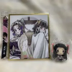 鬼滅の刃 アクリル色紙 しのぶ カナヲ & ちょこのっこ & ストラップ ①
