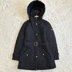 美品✨ローレンラルフローレン キルティングジャケット ベルト2way 金釦 黒