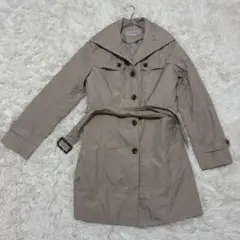 《美品》 TRANS WORK トランスワーク ベージュ コート (M)のサムネイル