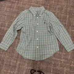 Ralph Lauren グリーン系チェックシャツ