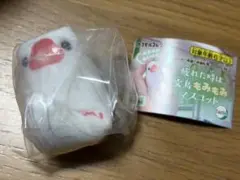 白文鳥 疲れた時は文鳥もみもみマスコット カプセルトイ ガチャ