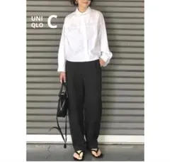 ★美品★UNIQLO C コットンコクーンシャツ S