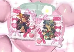 トレカケース ホイップデコ 硬質ケース B8 ピンク いちご フォーク 推し活