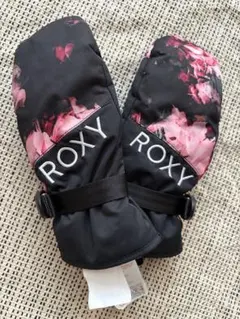 ROXY スノーボード スキー ミトン グローブ 花柄 Sサイズのサムネイル