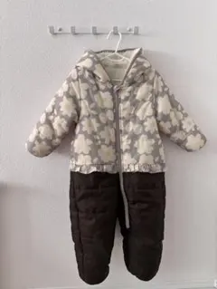 子供 スキーウェア スノーウェア ♡ 花柄 淡色