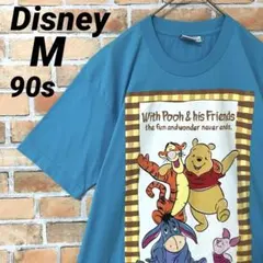 Vintage Disney Pooh くまのプーさん アニメ Tシャツ