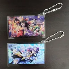 東方ダンマクカグラ アクリルキーホルダー 博麗霊夢 射命丸文 2点セット